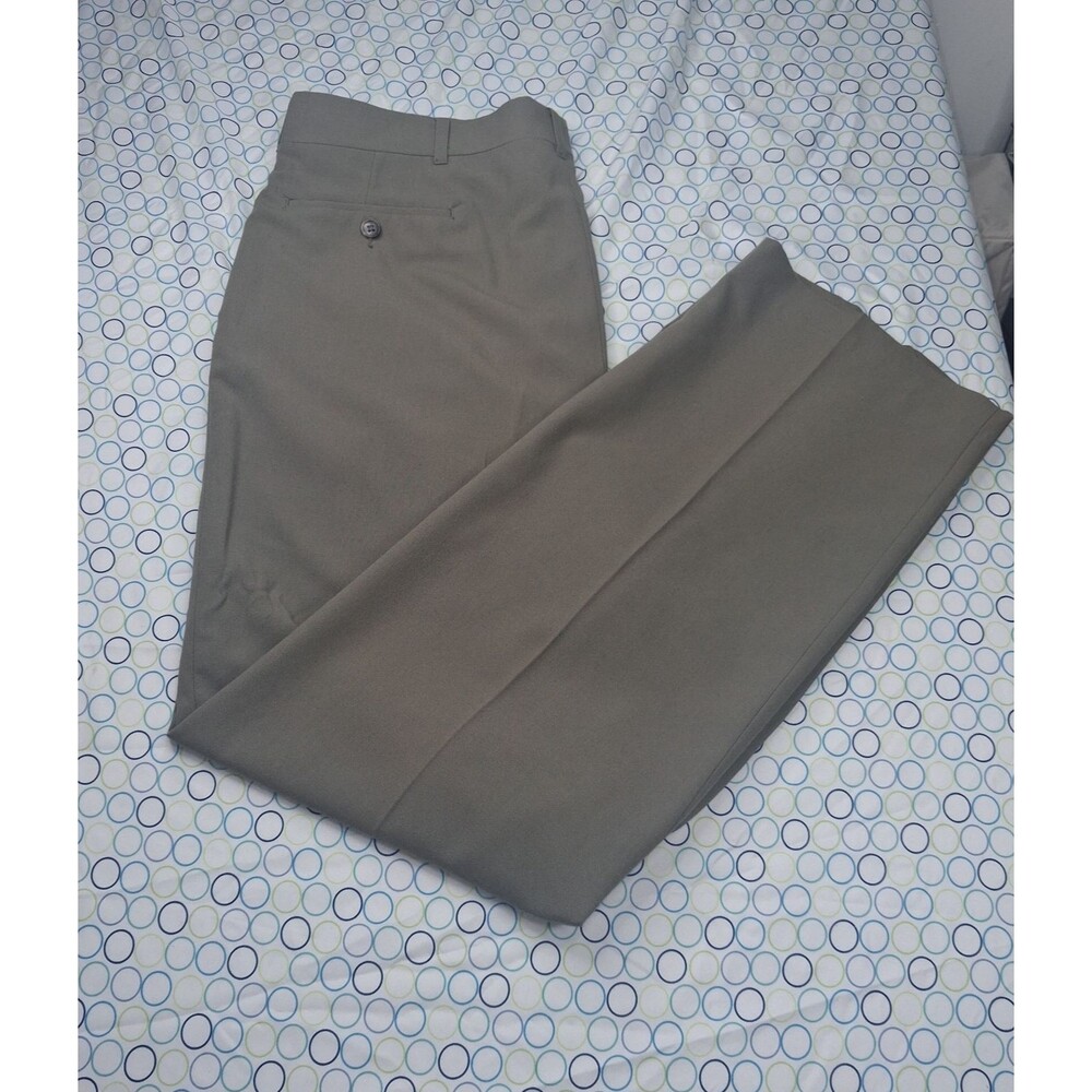 Hagger Beige/Tan Mens Pants 36W 32L